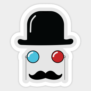 3d monocle Sticker